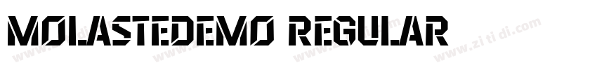 MolasteDemo Regular字体转换 MolasteDemo Regular字体转换